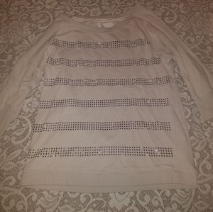 Victoria secret cropped sleeve sweater